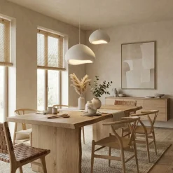 Riippuvalaisin Linento Lighting Lora 40-50-T-Luna, 2-osainen, valkoinen