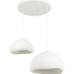 Riippuvalaisin Linento Lighting Lora 40-50-T-Luna, 2-osainen, valkoinen
