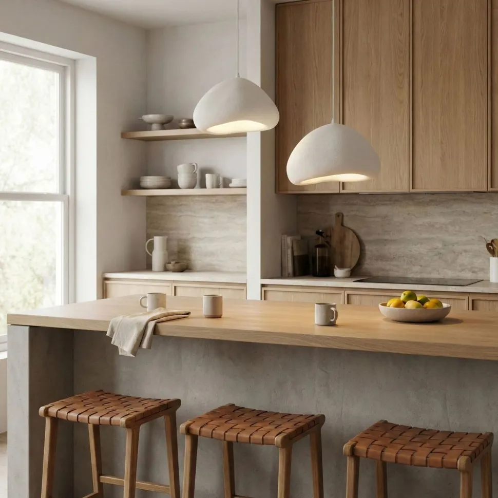 Riippuvalaisin Linento Lighting Lora 40-40-T-Luna, 2-osainen, valkoinen