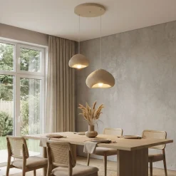 Riippuvalaisin Linento Lighting Lora 30-40-2-T-Nua-1001, 2-osainen, beige