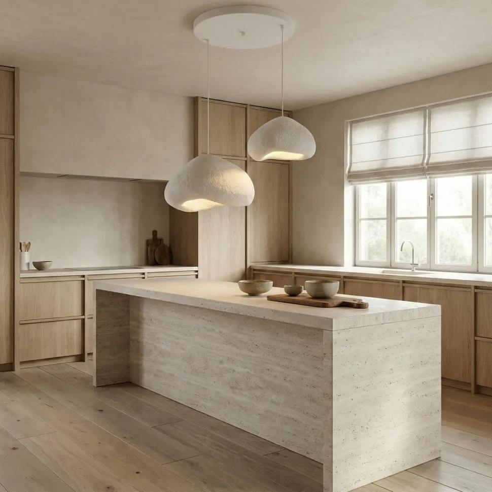 Riippuvalaisin Linento Lighting Lora 40-50-T-Nua, 2-osainen, valkoinen