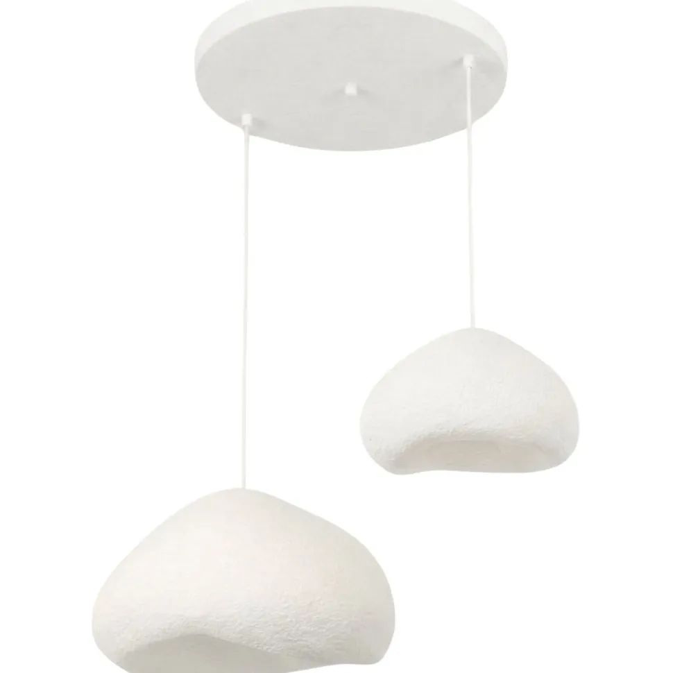 Riippuvalaisin Linento Lighting Lora 40-50-T-Nua, 2-osainen, valkoinen