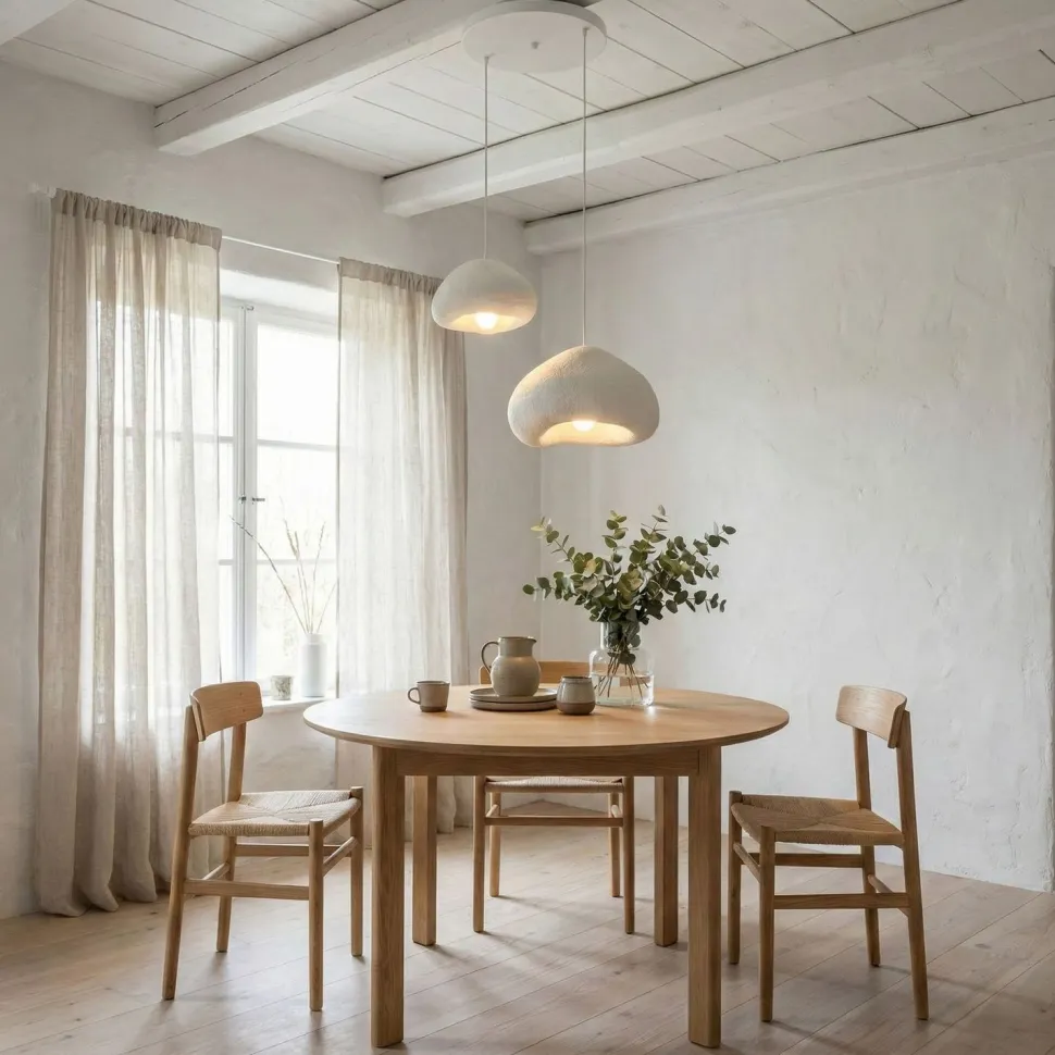Riippuvalaisin Linento Lighting Lora 30-40-T-Nua, 2-osainen, valkoinen