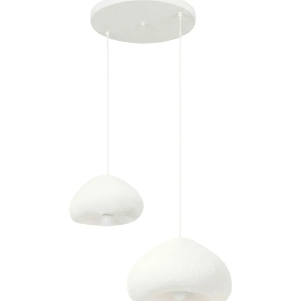 Riippuvalaisin Linento Lighting Lora 30-40-T-Nua, 2-osainen, valkoinen