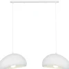 Riippuvalaisin Linento Lighting Loval 30-2-C-Luna, 2-osainen, valkoinen
