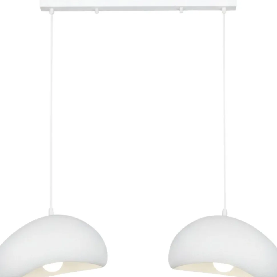 Riippuvalaisin Linento Lighting Loval 30-2-C-Luna, 2-osainen, valkoinen