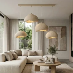 Riippuvalaisin Linento Lighting Loval Set-Lora-50-4-C-1001-Nua, 4-osainen, luonnonvalkoinen