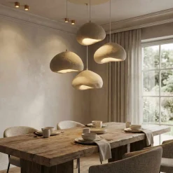 Riippuvalaisin Linento Lighting Loval Set-Lora-50-4-T-1001-Nua, 4-osainen, luonnonvalkoinen