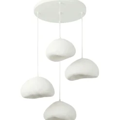 Riippuvalaisin Linento Lighting Loval Set-Lora-50-4-T-Nua, 4-osainen, valkoinen