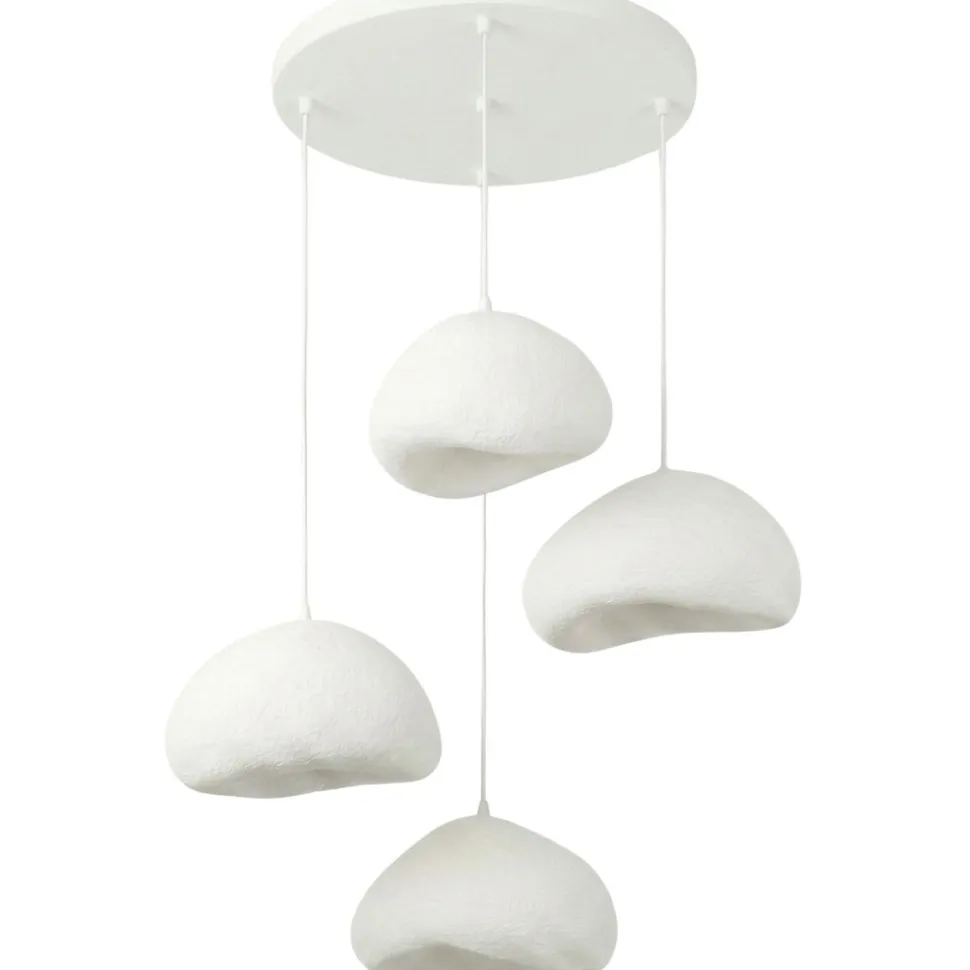 Riippuvalaisin Linento Lighting Loval Set-Lora-50-4-T-Nua, 4-osainen, valkoinen