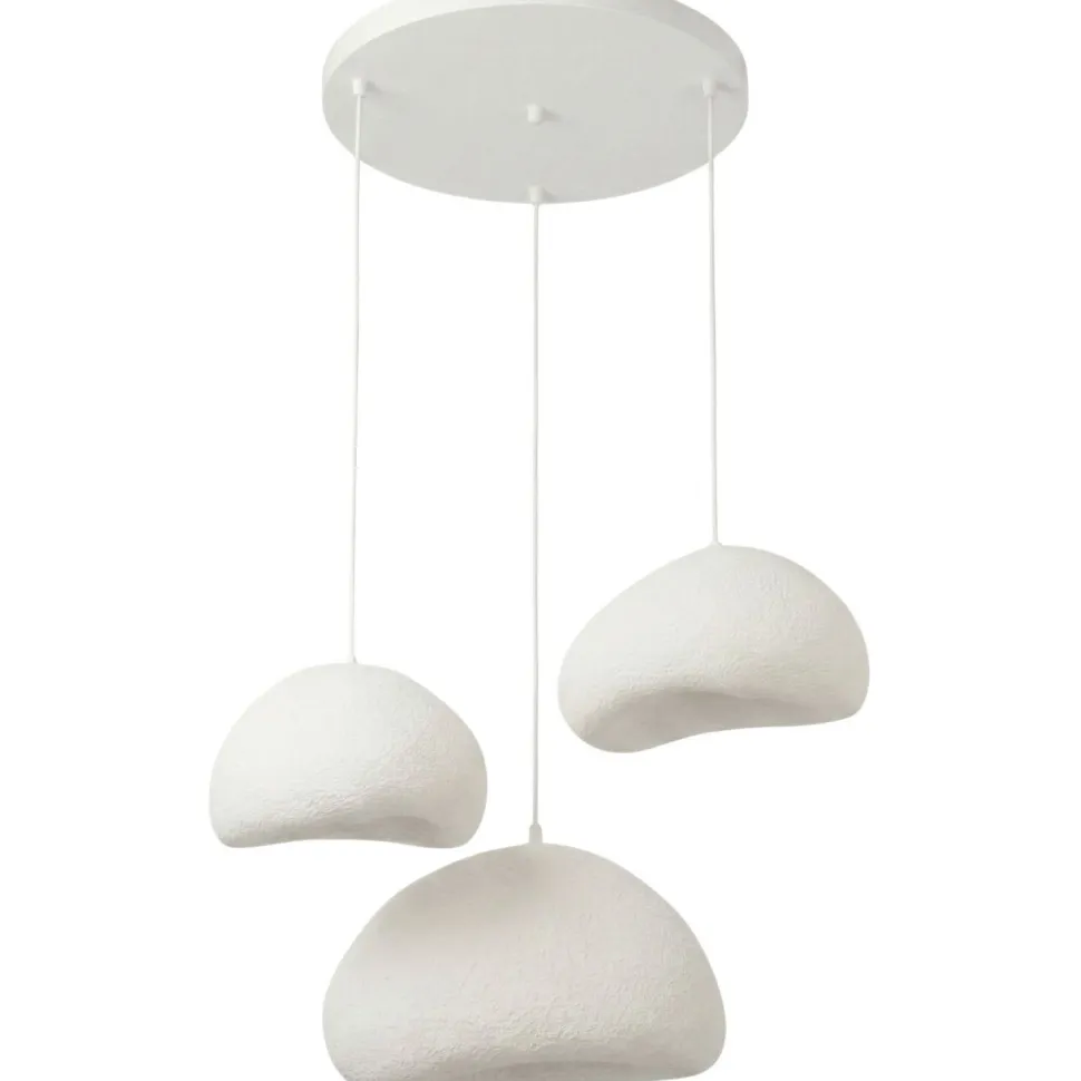 Riippuvalaisin Linento Lighting Loval Set-T-Nua, 3-osainen, valkoinen