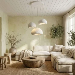 Riippuvalaisin Linento Lighting Loval Set-T-Nua, 3-osainen, valkoinen