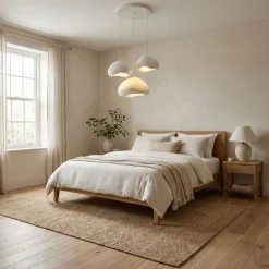 Riippuvalaisin Linento Lighting Loval Set-T-Nua, 3-osainen, valkoinen