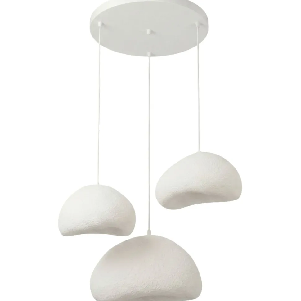 Riippuvalaisin Linento Lighting Loval Set-T-Nua, 3-osainen, valkoinen