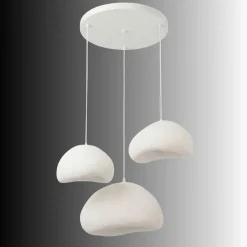 Riippuvalaisin Linento Lighting Loval Set-T-Nua, 3-osainen, valkoinen