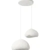 Riippuvalaisin Linento Lighting Loval 30-40-T-Nua, 2-osainen, valkoinen
