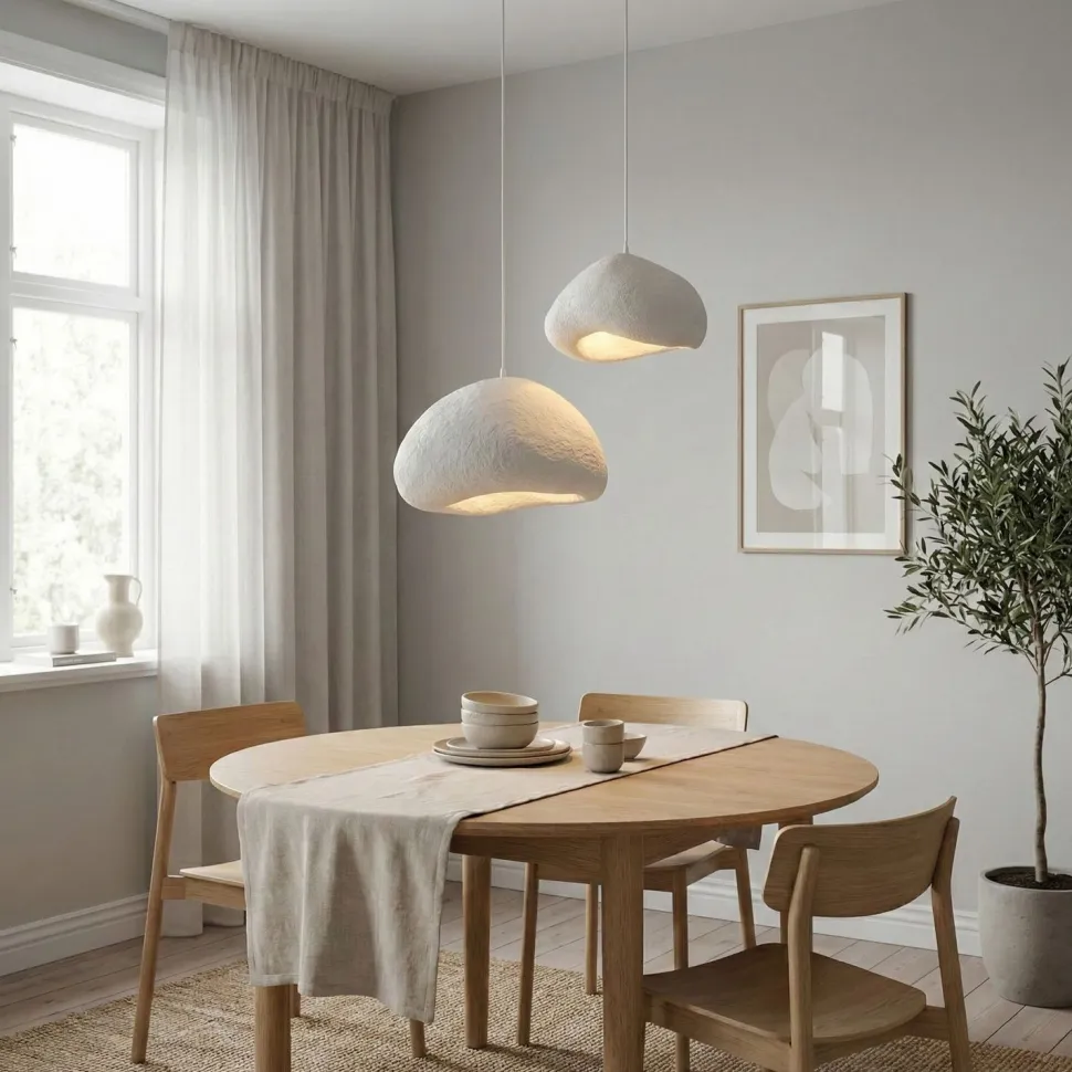 Riippuvalaisin Linento Lighting Loval 30-40-T-Nua, 2-osainen, valkoinen