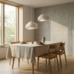 Riippuvalaisin Linento Lighting Loval 30-40-T-Nua, 2-osainen, valkoinen