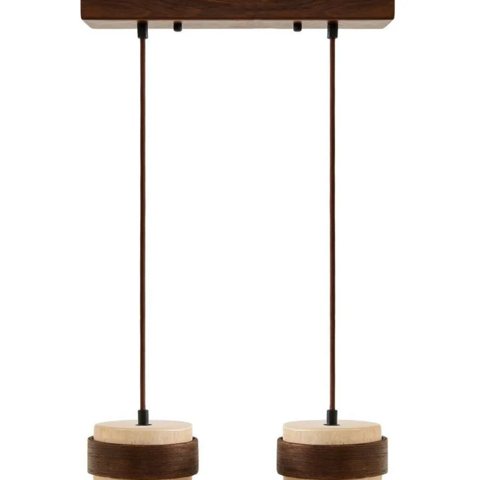 Riippuvalaisin Linento Lighting Lover B 2-osainen beige/saksanpähkinä