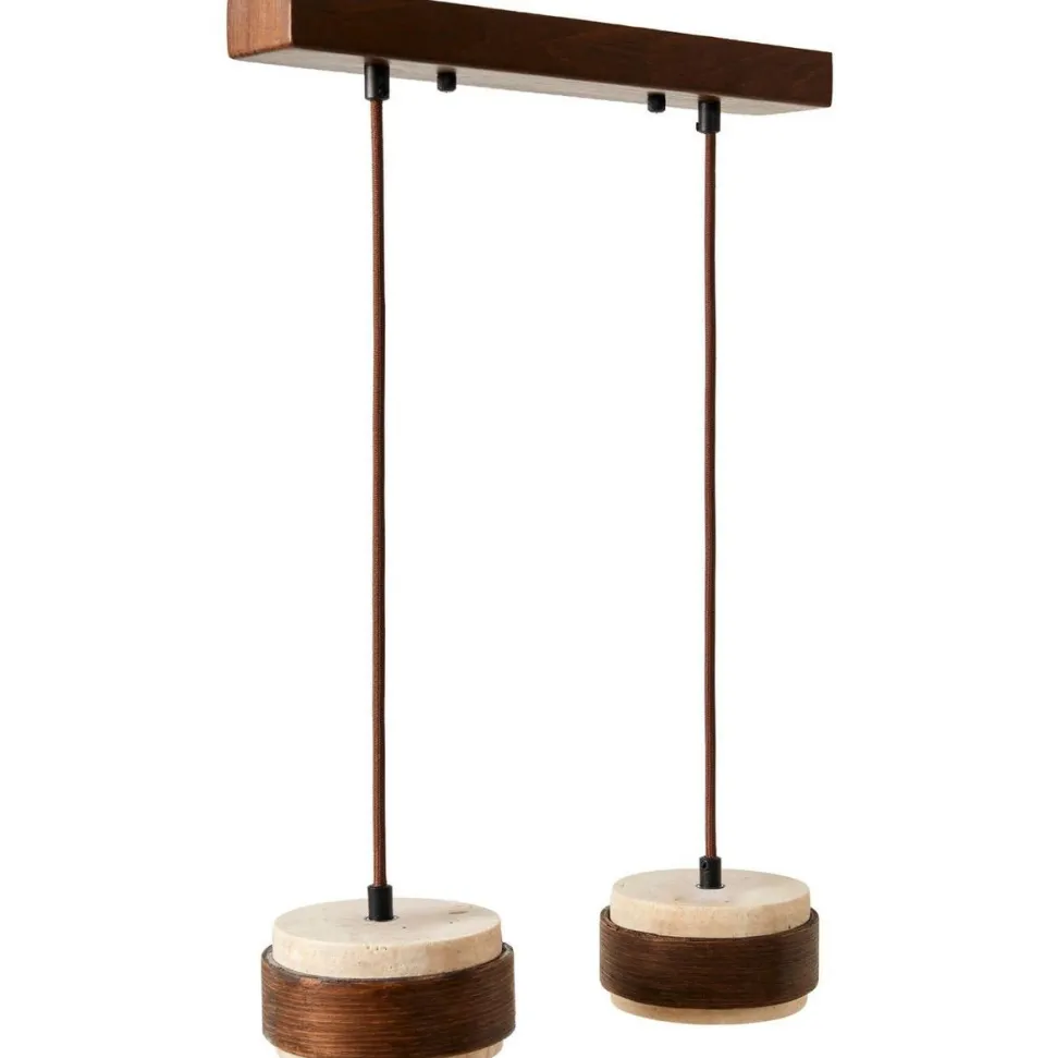 Riippuvalaisin Linento Lighting Lover B 2-osainen beige/saksanpähkinä