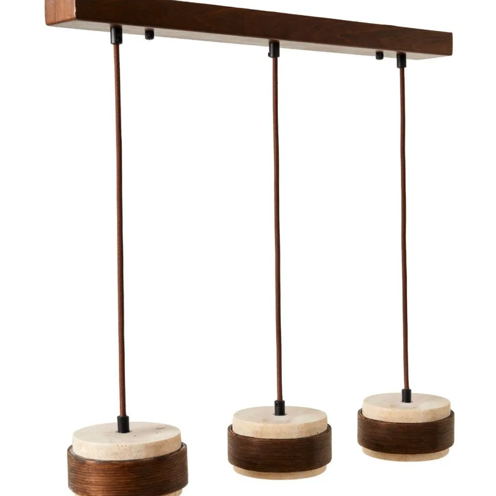 Riippuvalaisin Linento Lighting Lover C 3-osainen beige/saksanpähkinä