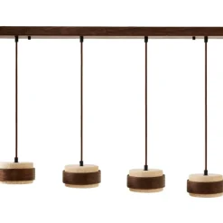 Riippuvalaisin Linento Lighting Lover D 4-osainen beige/saksanpähkinä