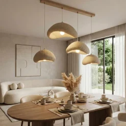 Riippuvalaisin Linento Lighting Luna Nua C 30, 4-osainen, luonnonvalkoinen