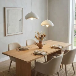 Riippuvalaisin Linento Lighting Luna 40-40-T-Nua, 2-osainen, säädettävä korkeus, valkoinen
