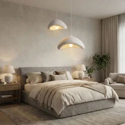 Riippuvalaisin Linento Lighting Luna 40-50-T-Nua, 2-osainen, valkoinen