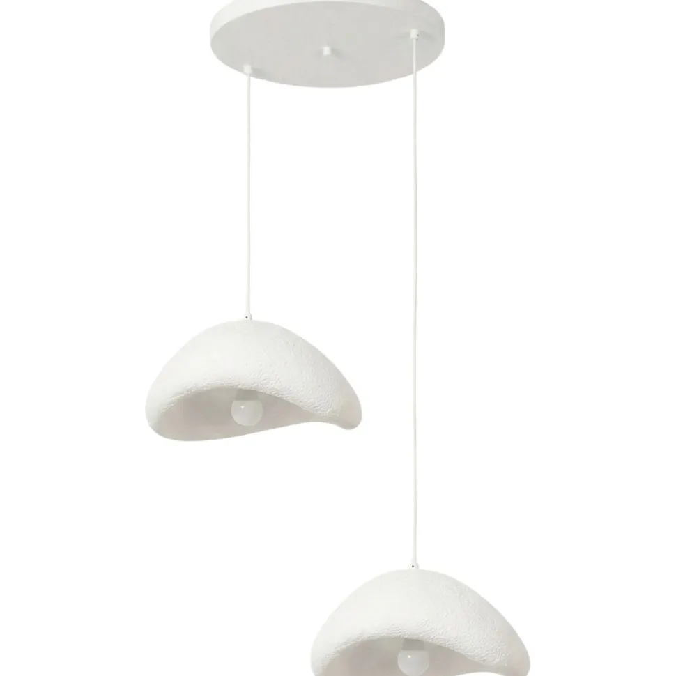 Riippuvalaisin Linento Lighting Luna 40-40-T-Nua, 2-osainen, valkoinen