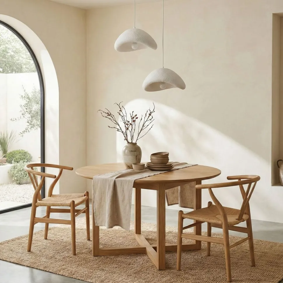 Riippuvalaisin Linento Lighting Luna 40-40-T-Nua, 2-osainen, valkoinen