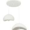 Riippuvalaisin Linento Lighting Luna 30-40-T-Nua, 2-osainen, valkoinen