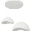 Riippuvalaisin Linento Lighting Luna 40-50-T, 2-osainen, valkoinen