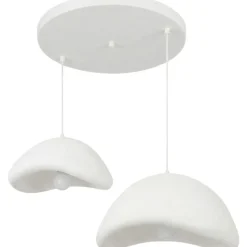 Riippuvalaisin Linento Lighting Luna 40-50-T, 2-osainen, valkoinen