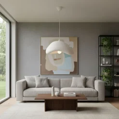 Riippuvalaisin Linento Lighting Luna 40 valkoinen