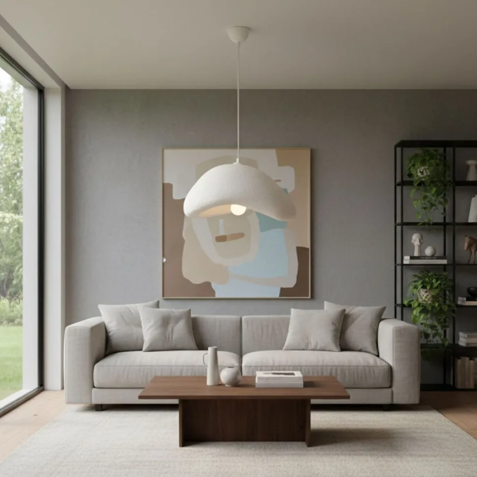 Riippuvalaisin Linento Lighting Luna 40 valkoinen