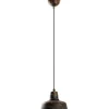 Riippuvalaisin Linento Lighting MEMATI-181RETRO-1, Ø19cm, tummanruskea
