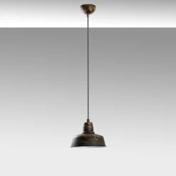 Riippuvalaisin Linento Lighting MEMATI-181RETRO-1, Ø19cm, tummanruskea
