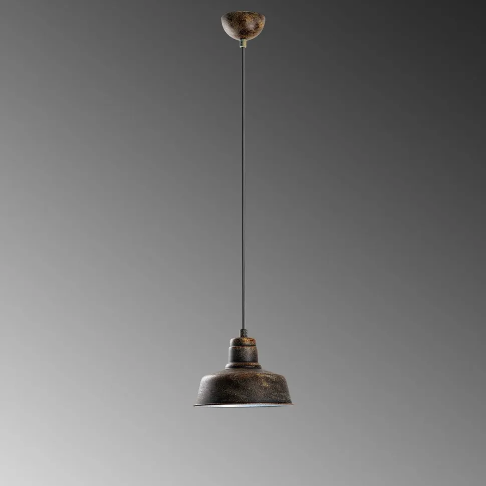 Riippuvalaisin Linento Lighting MEMATI-181RETRO-1, Ø19cm, tummanruskea