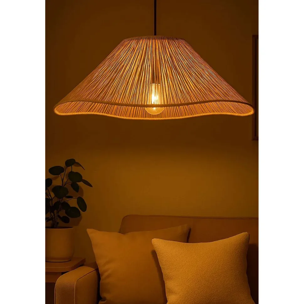 Riippuvalaisin Linento Lighting Mirae, Ø40cm, E27, max. 40W, IP20, beige