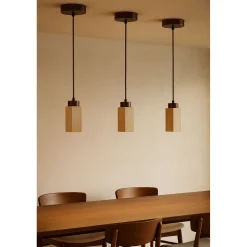 Riippuvalaisin Linento Lighting Mule, GU10, IP20, max. 10W, beige/pähkinä