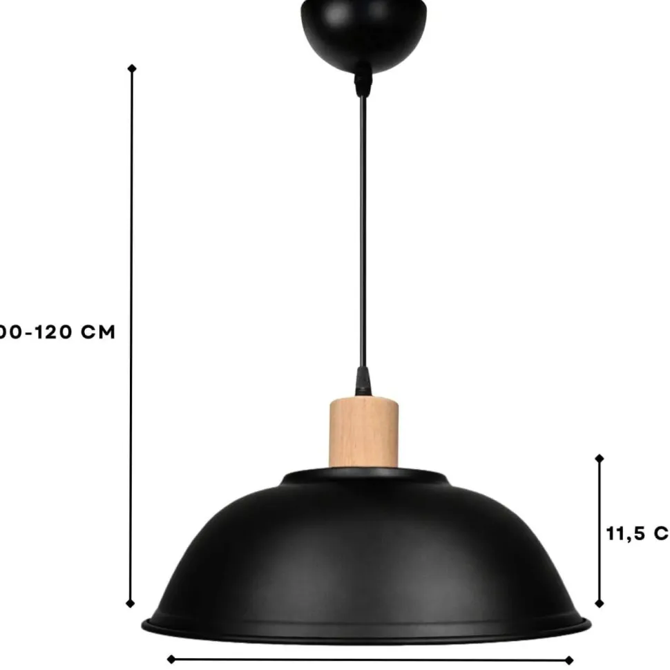 Riippuvalaisin Linento Lighting 242405 musta
