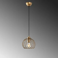 Riippuvalaisin Linento Lighting Nova, Ø20cm, kulta