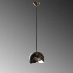 Riippuvalaisin Linento Lighting PACMAN-20-252-1-RETRO, Ø20cm, tummanruskea