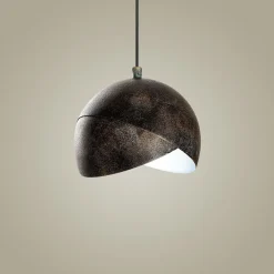 Riippuvalaisin Linento Lighting PACMAN-20-252-1-RETRO, Ø20cm, tummanruskea