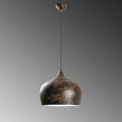 Riippuvalaisin Linento Lighting PATINE-3761-RETRO, Ø28cm, tummanruskea