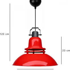 Riippuvalaisin Linento Lighting 241713 punainen