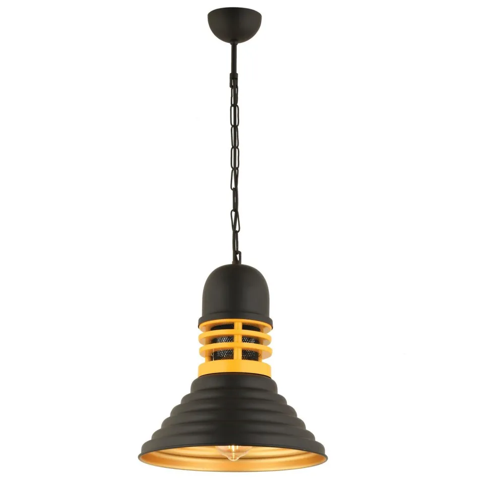 Riippuvalaisin Linento Lighting RT-33, Ø30cm, E27, max. 40W, IP20, musta