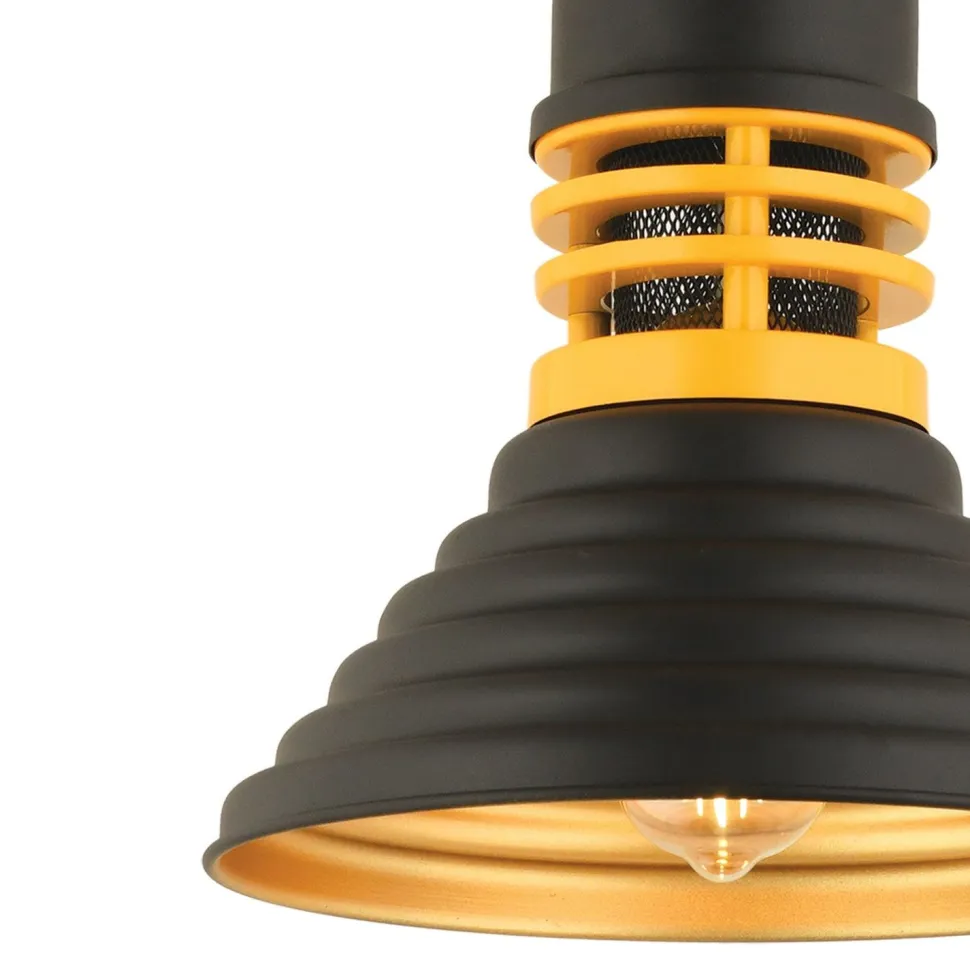 Riippuvalaisin Linento Lighting RT-33, Ø30cm, E27, max. 40W, IP20, musta