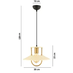 Riippuvalaisin Linento Lighting RT-39, Ø30cm, E27, max. 40W, IP20, valkoinen